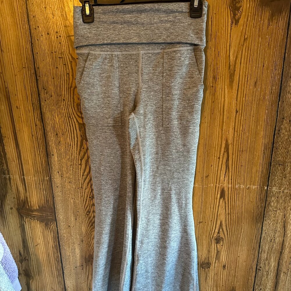 Aerie Hugger Foldover Flare Legging